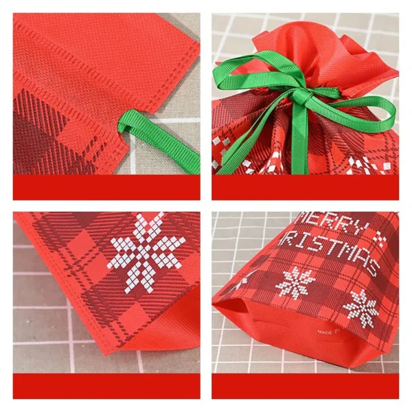 Presentpåse i tyg 2-pack (36X27 cm) - Bild 3