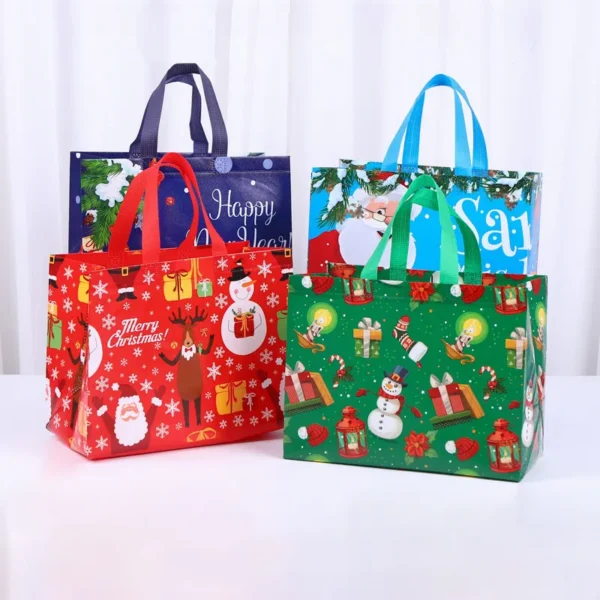Presentpåse i tyg 4-pack (25X32cm)