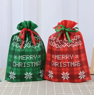 Presentpåse i tyg 2-pack (36X27 cm)