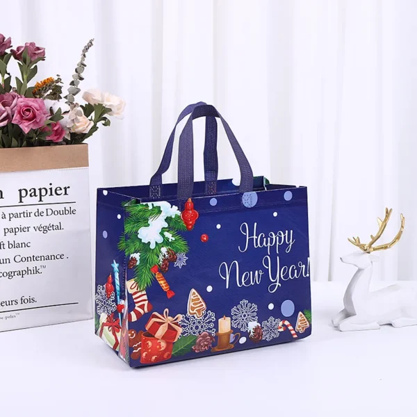 Presentpåse i tyg 4-pack (25X32cm) - Bild 4