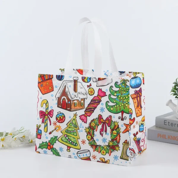 Presentpåse i tyg 4-pack (25X32cm) - Bild 7