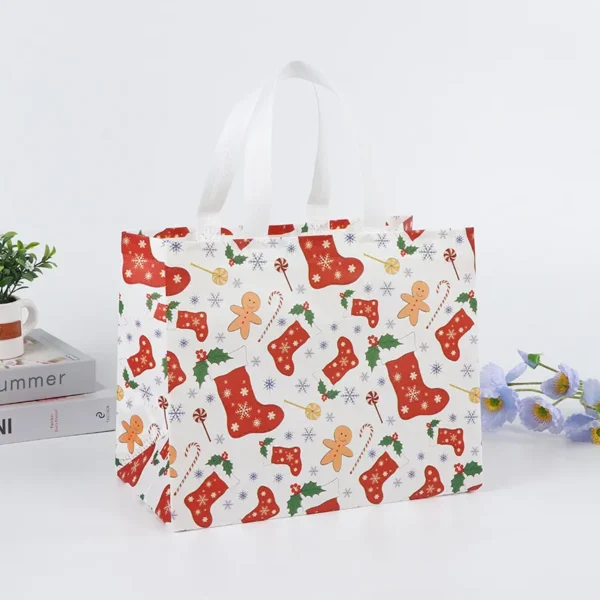 Presentpåse i tyg 4-pack (25X32cm) - Bild 9