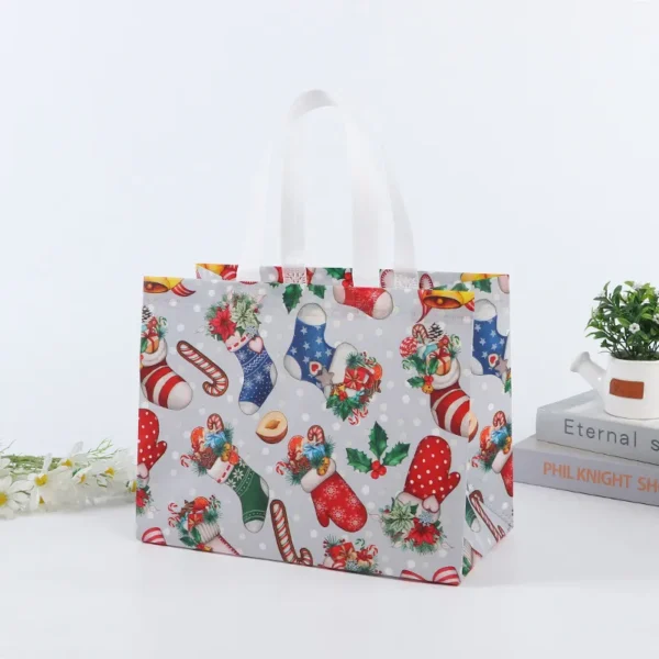 Presentpåse i tyg 4-pack (25X32cm) - Bild 8