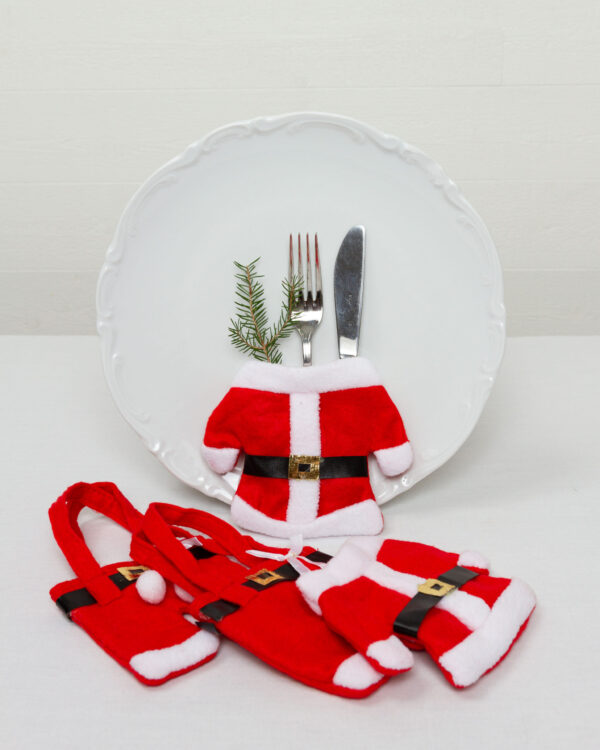 Bestick klädsel - Jultomte (4-pack) - Bild 2