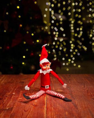 Busig Nisse 40 cm - Elf on the shelf och "nisse dörr"