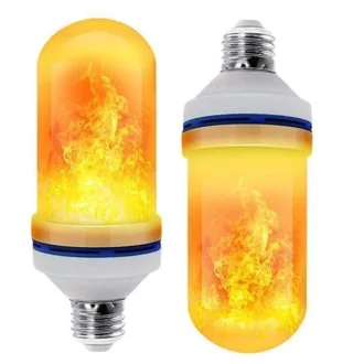LED-Lampa med Eldeffekt: E27