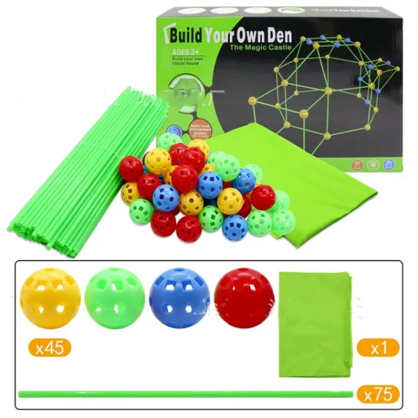 Happy fort building kit - Bygg din egna koja - Bild 3