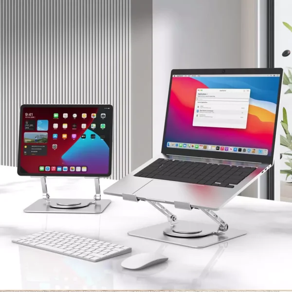 360 Ergonomiskt Stativ: Laptop & Tablet