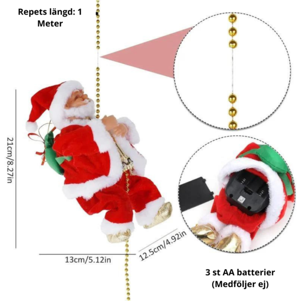 Klättrande Jultomte - Bild 4