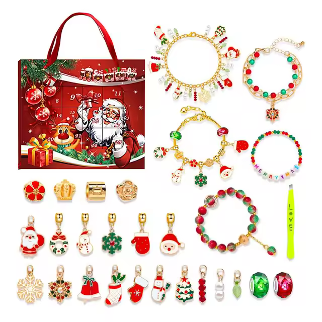 Glittrande julkalender - Skapa och smycka