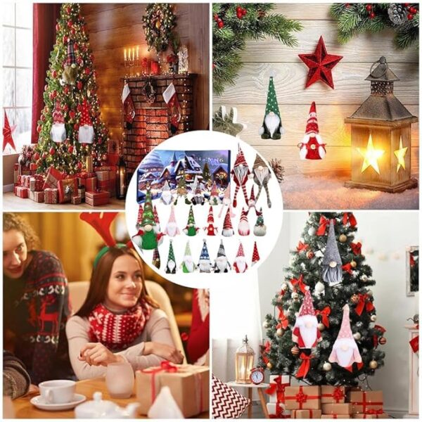 Tomte kalender - Räkna ner dagarna till julafton med en ny charmig tomte varje dag - Bild 6
