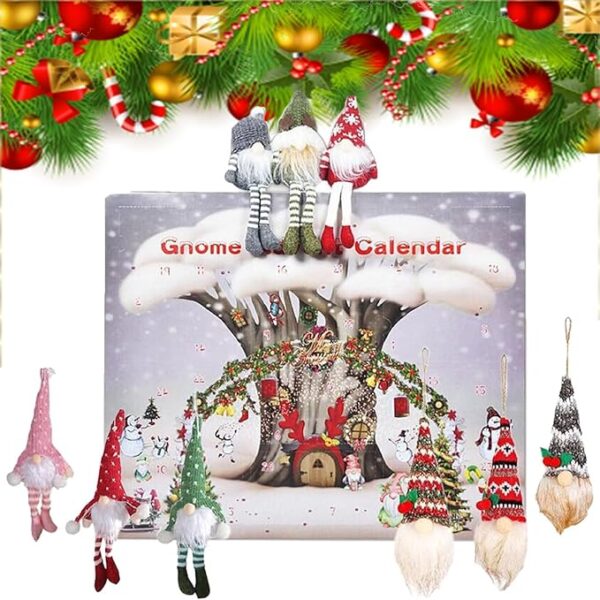 Tomte kalender - Räkna ner dagarna till julafton med en ny charmig tomte varje dag - Bild 7