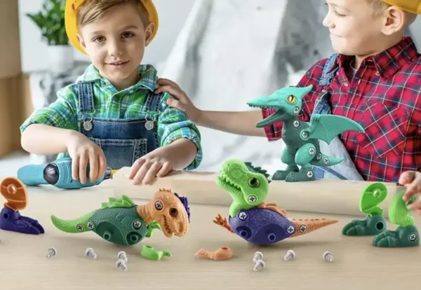 Barnanpassad Skruvdragare: Montessori Dino KIT - Bild 5