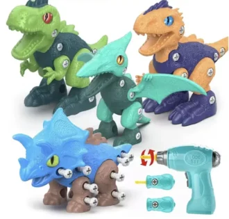 Barnanpassad Skruvdragare: Montessori Dino KIT