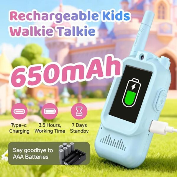Walkie Talkies med Video & Röstfilter – För Lek, Skratt & Äventyr! (2-pack) - Bild 5