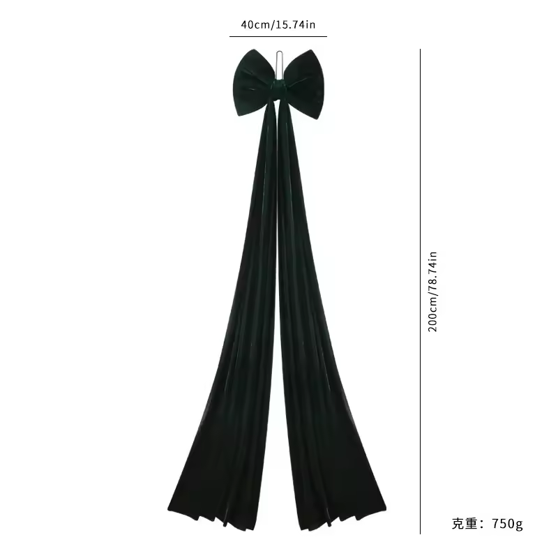 Extra Stor Julrosett i Sammet – För Gran, Dörr & Dekor - Bild 12